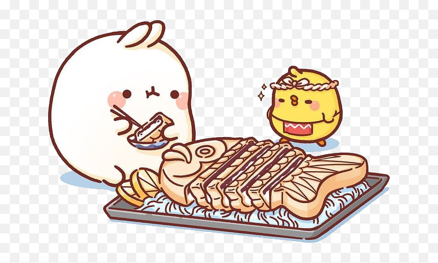 Cute Kawaii Fish Yummy Yum Sticker - Happy Emoji,Fish Cake Emoji
