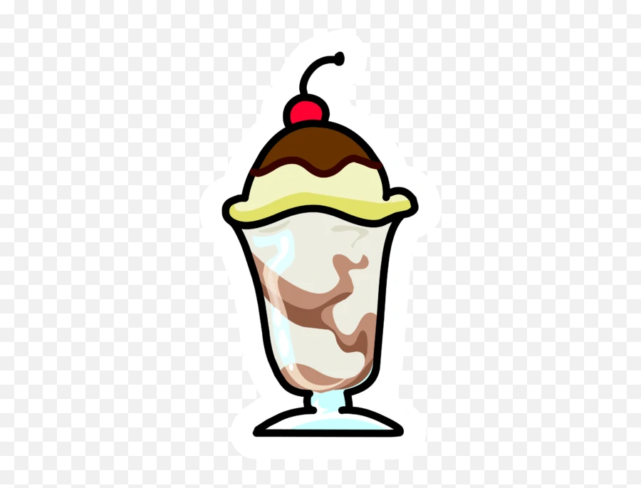 Ice Cream Sundae Pin Club Penguin Wiki Fandom - Simple Ice Cream Sundae Cartoon Emoji,Ice Cream Emojis