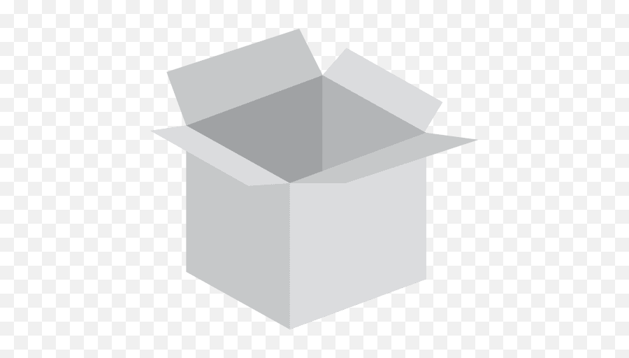 Square White Cardboard Box - Caixa Branca Png Emoji,Cardboard Box Emoji