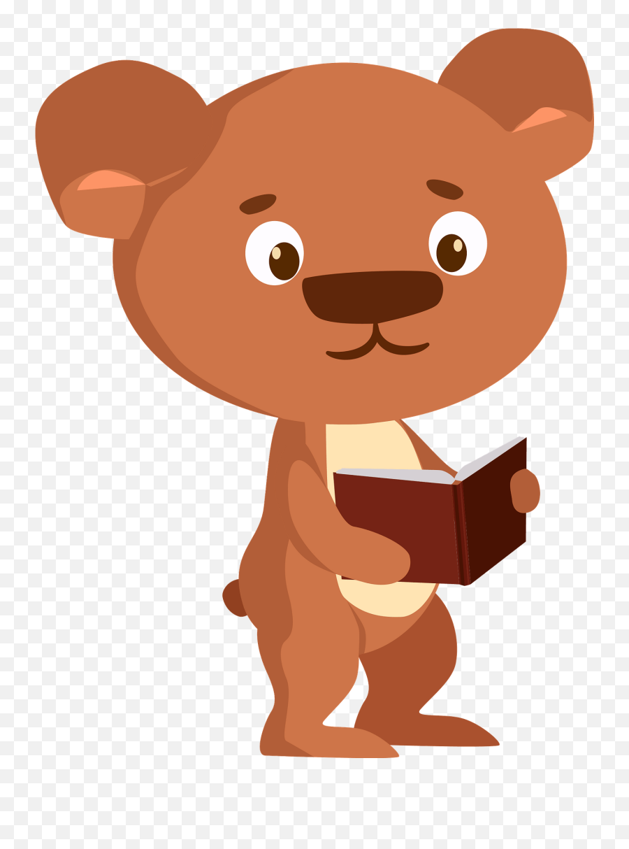 Bear At School Clipart Free Download Transparent Png - Happy Emoji,Shy Monkey Emoji