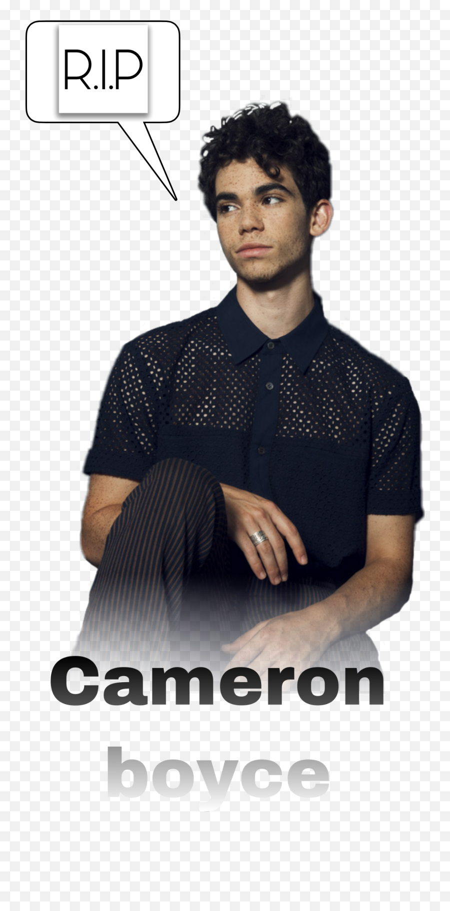 Cameronboyce Cameron Rip Remix Sticker By Norak - For Men Emoji,Iphone Emoji Tshirt