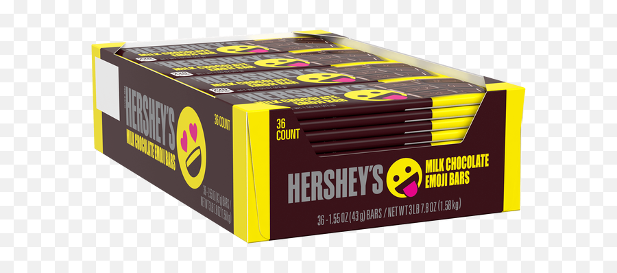 Hersheys Milk Chocolate Emoji Bars - Hershey Chocolate,Milk Emoji
