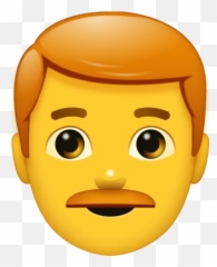 Red Hair Man Emoji - Men