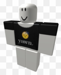 Yawn - Black And White Striped Shirt Roblox Emoji,Yawn Emoji