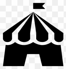 Circus Tent Transparent Png Clipart - Circus Tent Icon Png Emoji,Circus Emoji