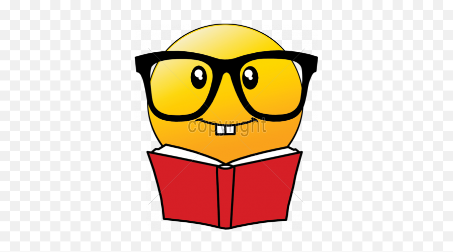 Book Emoji - Reading Emoji Png,Emoji With Glasses