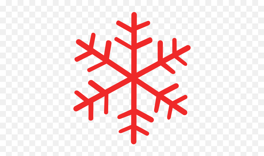 Snowflakes Clip Art 5 Snowflake Designs Snowflakes Images - Clipart Red Snowflake Emoji,Snowflake Emoji
