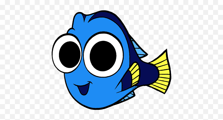 Picture - Cute Dory Clip Art Emoji,Dory Emoji