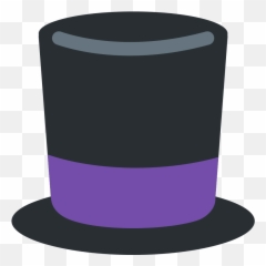 Twemoji 1f3a9 - Top Hat Emoji Transparent,Emoticones