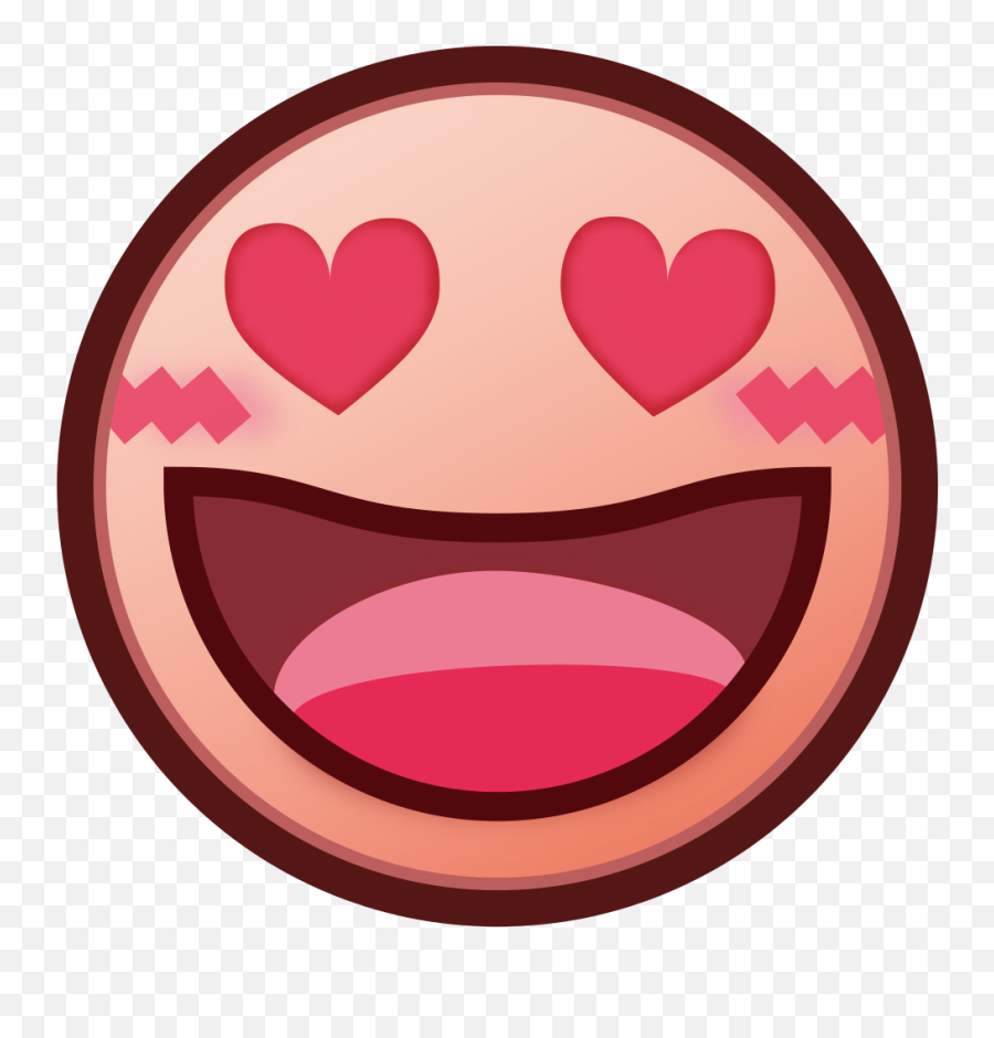 Phantom Open Emoji 1f60d - Pink Heart Eyes Emoji,Eyes Emoji