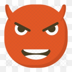 Devil Emoji Icon - Cartoon