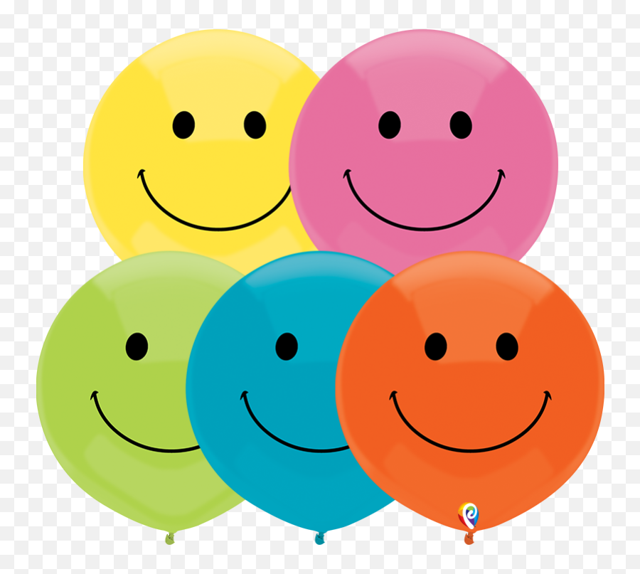 17 Inch Tropical Assorted Smiley Face - Smiley Emoji,Patriotic Emoticon