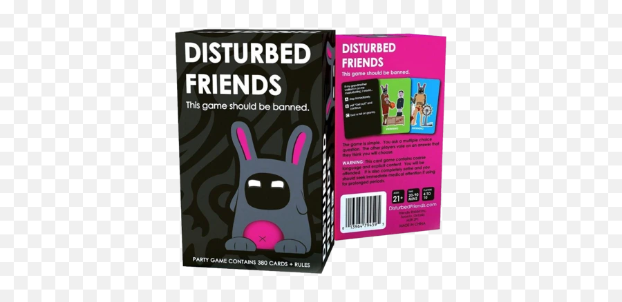 En - Disturbed Friends Card Game Emoji,Guess The Emoji Rabbit Egg