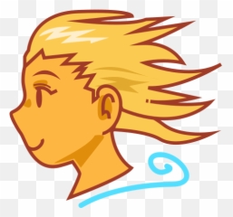 Hair Blowing In The Wind Transparent Png Clipart Free - Hair Blowing In The Wind Clipart Emoji,Windy Emoji