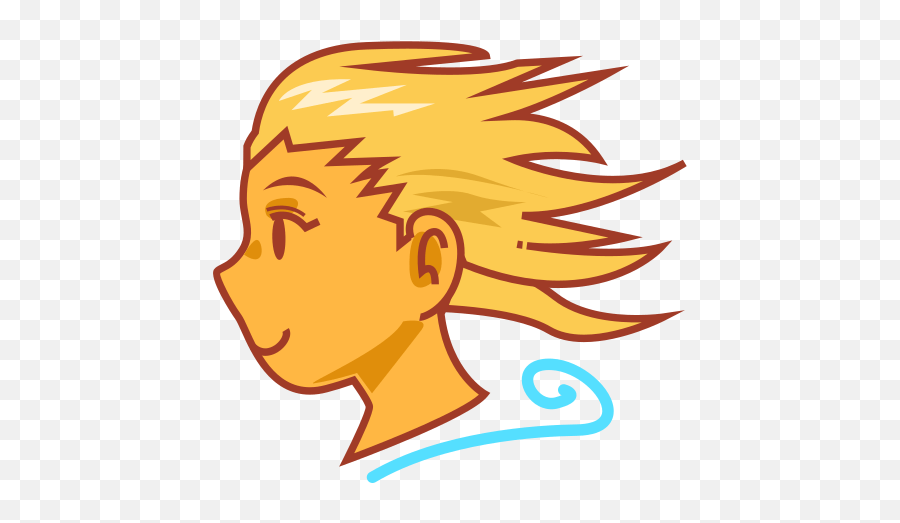 Hair Blowing In The Wind Transparent Png Clipart Free - Hair Blowing In The Wind Clipart Emoji,Windy Emoji