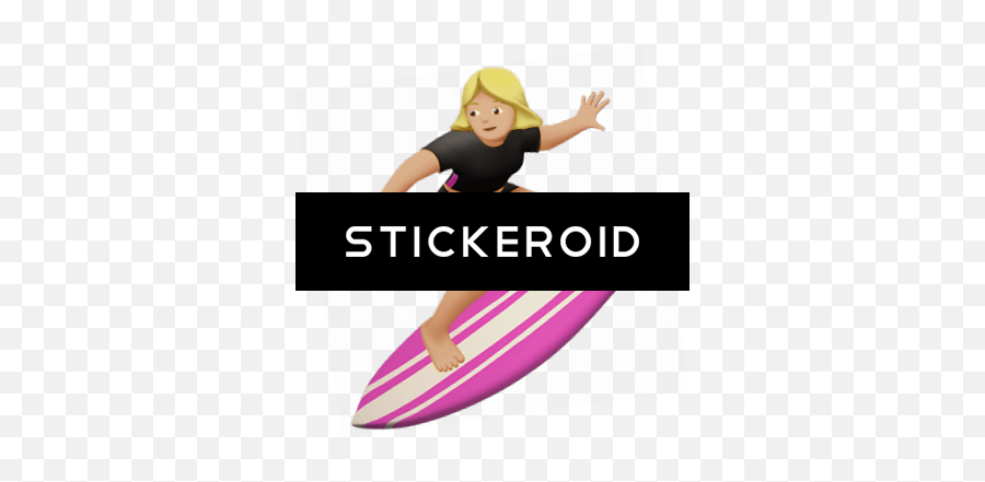 Emoji Femal Load20180523 Stickpng003 Surfer - Surfing,Surf Emoji