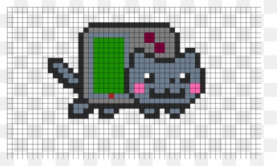 Kitty Kandi Patterns - Nyan Cat Green Screen Gif Emoji