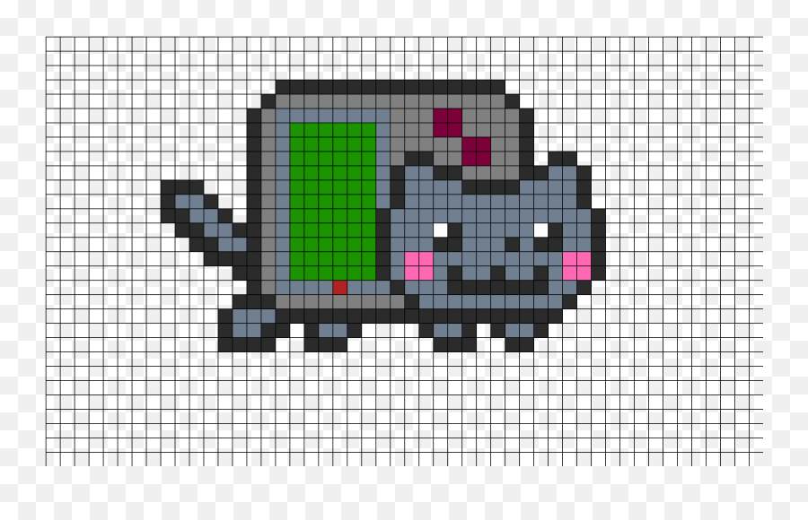 Kitty Kandi Patterns - Nyan Cat Green Screen Gif Emoji,Nyan Cat Emoticon Google Chat