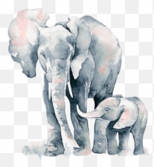 Elephant Elephants Cute - Sticker By Kaylee Elephant Watercolor Painting Emoji,Elephant Emoji