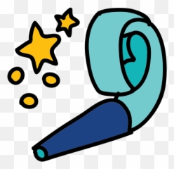 Party Whistle Icon - Free Download PNG and Vector Transparent Birthday Png Emoji
