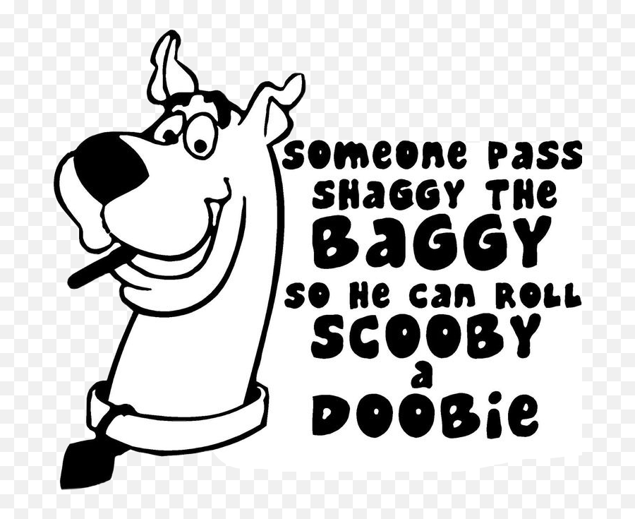 Trending Doobie Stickers - Someone Pass Shaggy The Baggy So He Can Roll Scooby A Doobie Emoji,Dookie Emoji