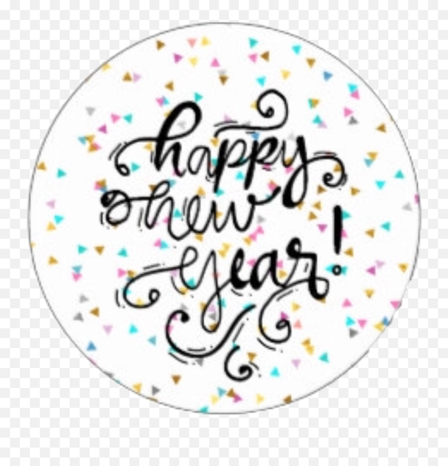 Happy New Year Happynewyear 2019 Freetoedit - Calligraphy Emoji,Happy New Year Emoji Art