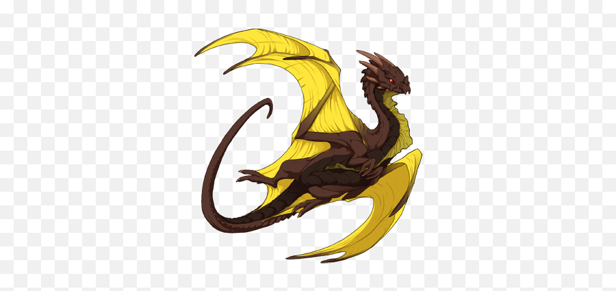 Hatched A Choco Banana Noc Dragon Share Flight Rising - Undertale Dragon Oc Emoji,Banana Emoji Png