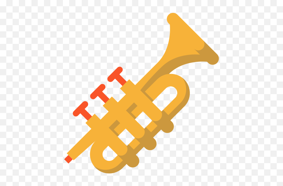 Trumpet Icon At Getdrawings Free Download - Trumpet Vector Png Emoji,Emoji Trumpet
