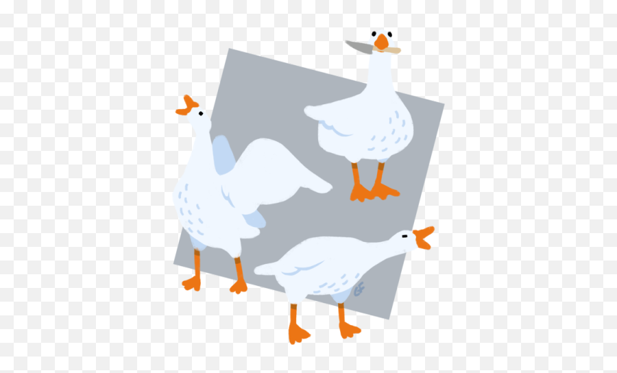 Grey Fawn Illustration - Chicken Emoji,Goose Emoji