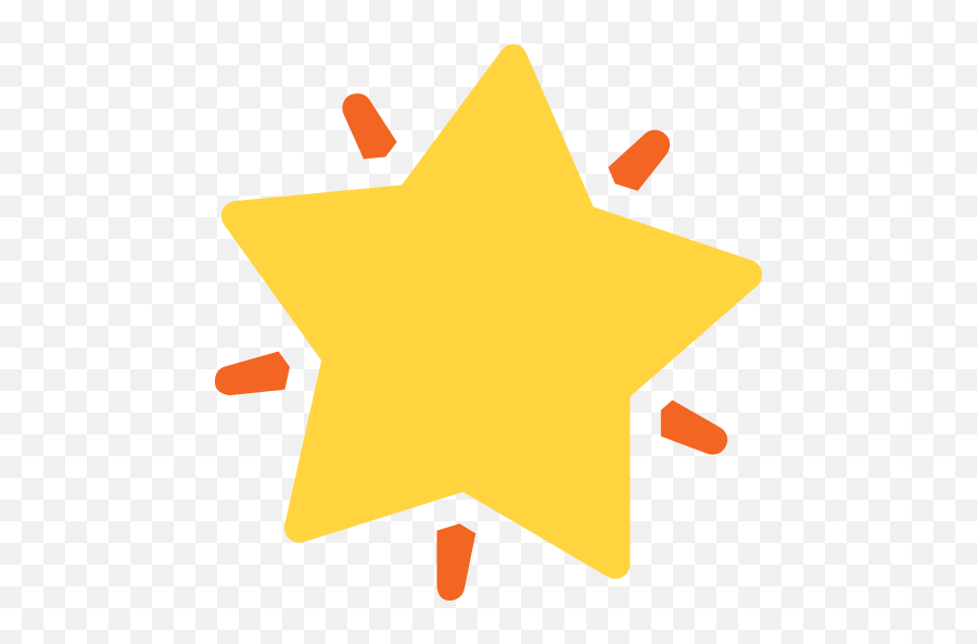 Glowing Star Emoji For Facebook Email Sms - Clip Art,Glowing Star Emoji