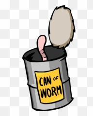 Download Hd Png - Can Of Worms Emoji