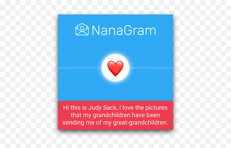 Nanagram Text Your Photos And Weu0027ll Mail Glossy Frameable - Main Idea Emoji,Grandpa Heart Grandma Emoji