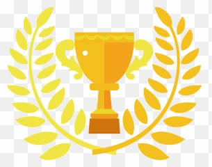 Graphic Stock Trophy Clip Art Leaves - Champion Emoji