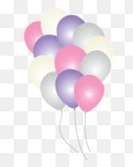 Mermaid Balloon Party Pack - Balloon Emoji,Heart Emoji Balloons