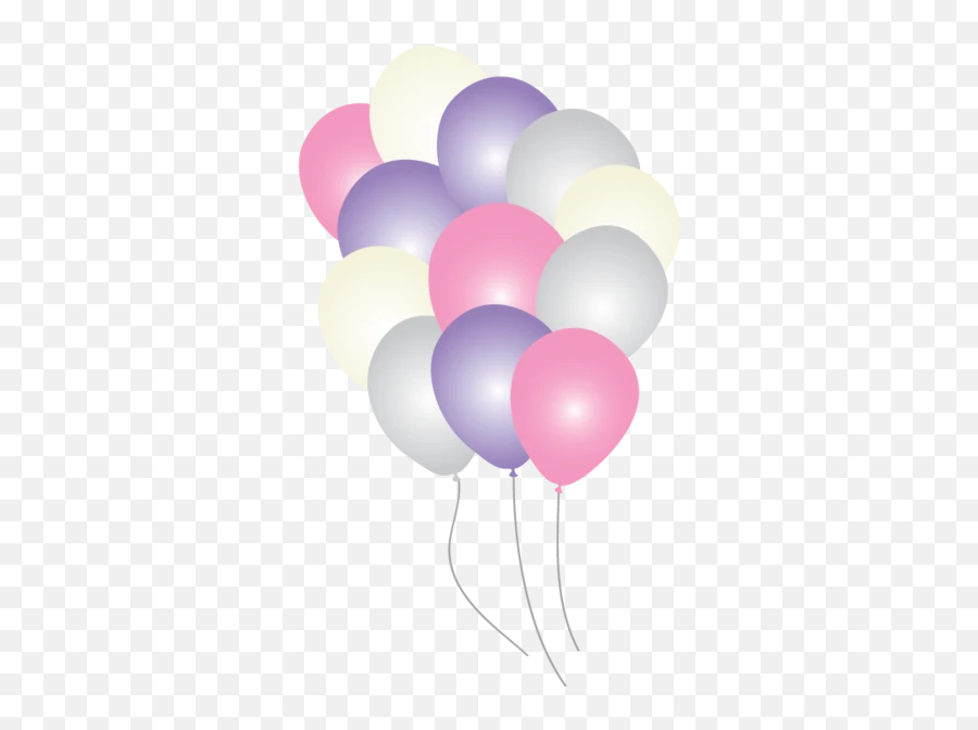 Mermaid Balloon Party Pack - Balloon Emoji,Heart Emoji Balloons