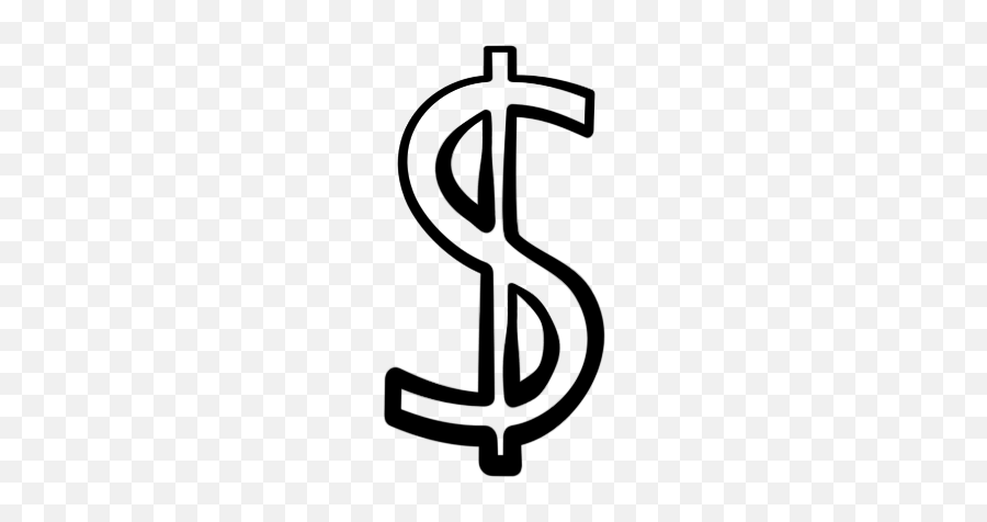 Free Dollar Sign Icon Transparent Background Download Free - Money Sign Clip Art Emoji,Dollar Sign Emoticon