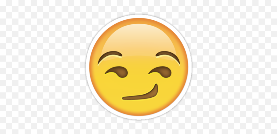 Snapchat Emoji Decoded - Smirk Emoji Png,Snapchat Emoji
