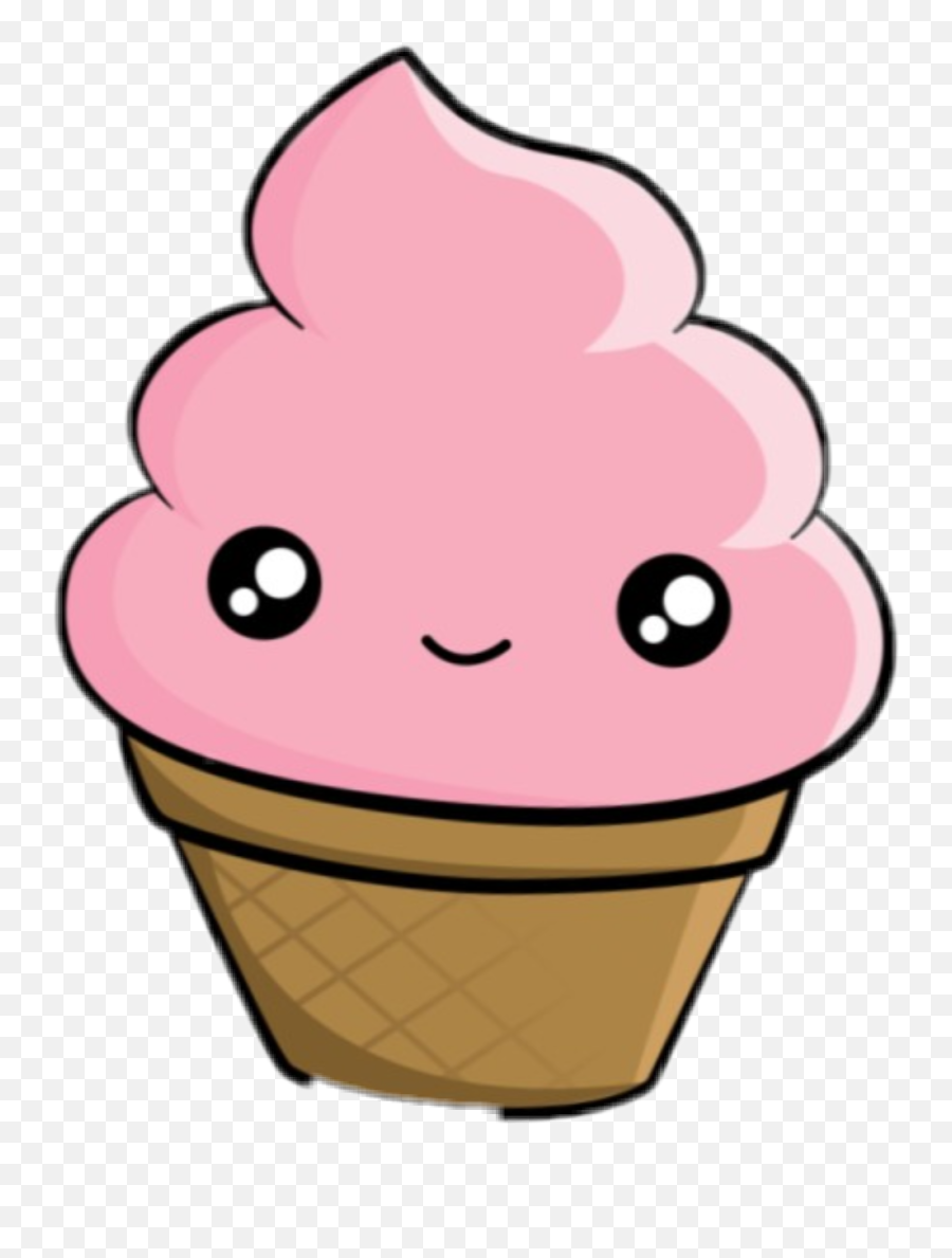 Cartoon Muffin Eis Eiscreme Creme - Clip Art Emoji,Kev Emoji