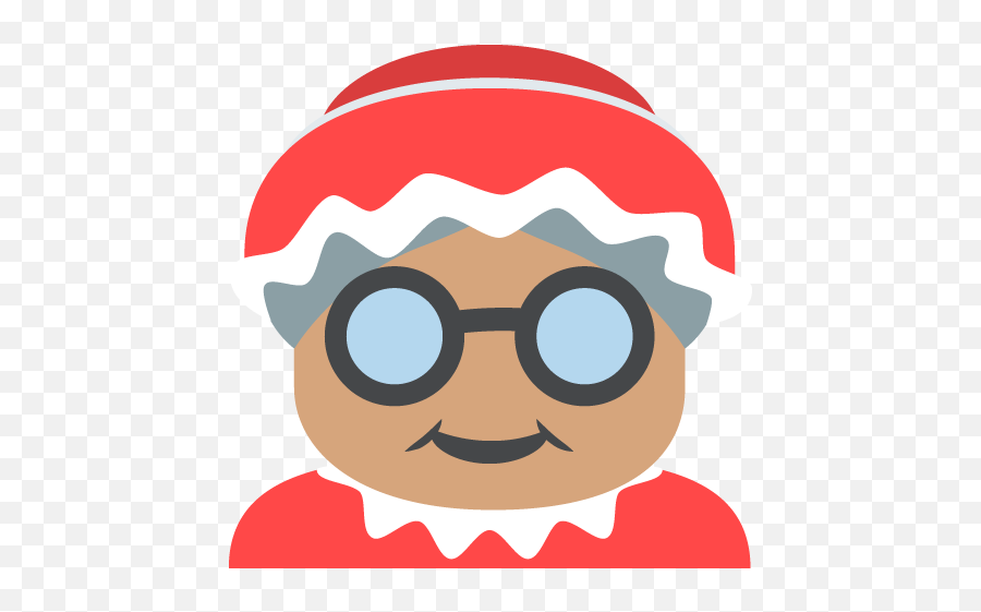 Medium Skin Tone Emoji Emoticon - Señora Claus Emoji,Animated Christmas Emojis