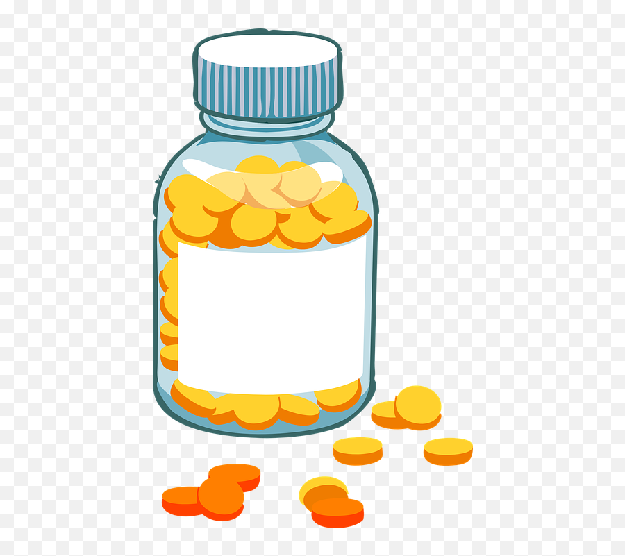 Free Pills Medicine Illustrations - Medicine Bottle Clipart Emoji,Headache Emoticon