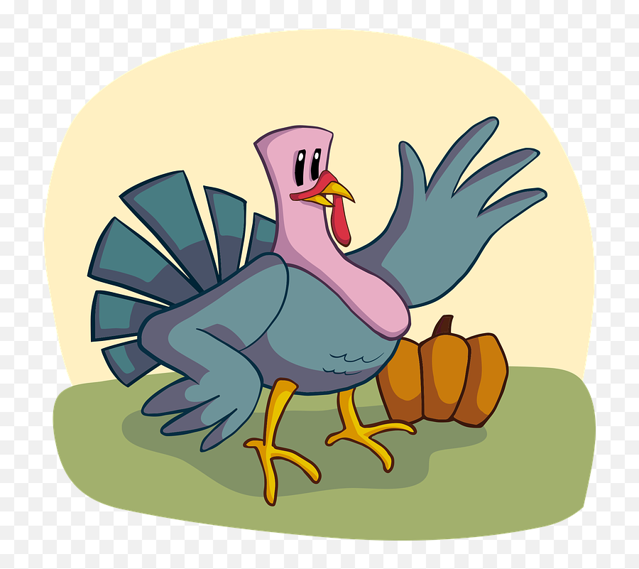 Turkey Animal Bird Emoji,Funny Thanksgiving Emoji