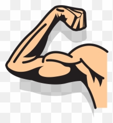 Muscle Clipart Tough Muscle Tough - Transparent Strong Arm Png Emoji,Tough Guy Emoji
