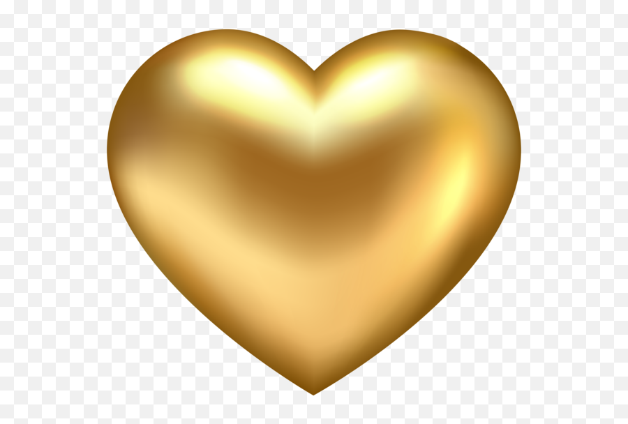 Pin - 3d Golden Heart Png Emoji,Gold Heart Emoji