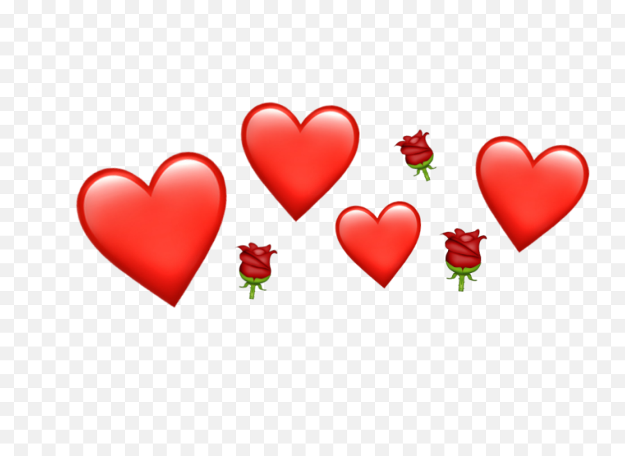 Iphone Emoji Aesthetics Tumblr Red - Heart,Red Flower Emoji