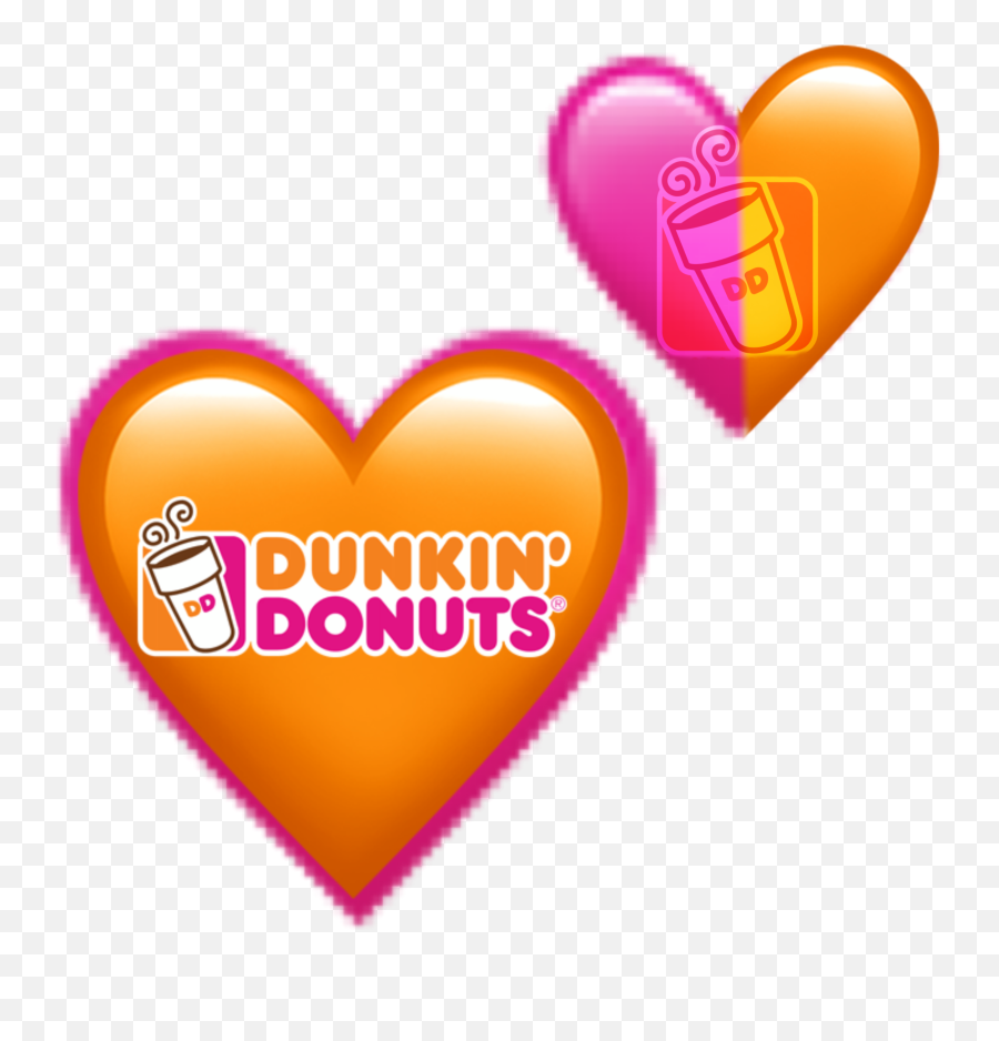 Dunkindonuts Hearts Emoji Coffee - Heart,Emoji Coffee