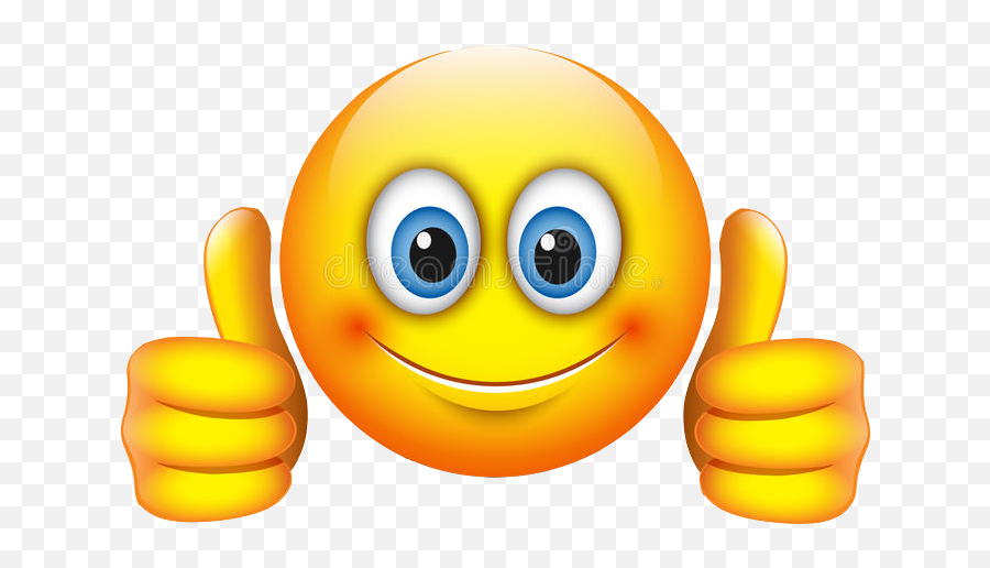 Smiley Face Thumbs Up Clipart Transparent Background - Cute Thumbs Up Emoji...