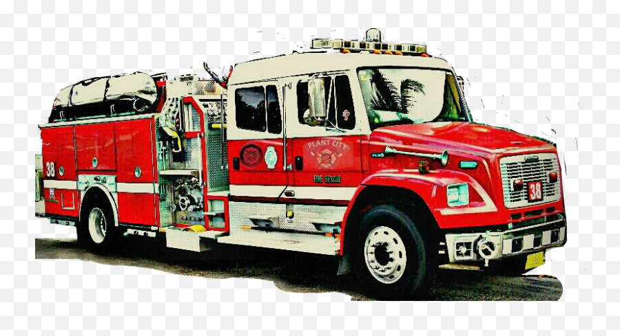Popular And Trending Fire Engine Stickers On Picsart - Fire Apparatus Emoji,Fire Truck Emoji