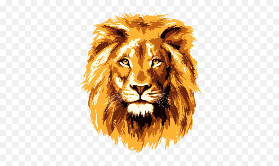 Lion Head Face Free Transparent Png - 18985 Transparentpng Golden Lion Emoji,Lion Face Emoji