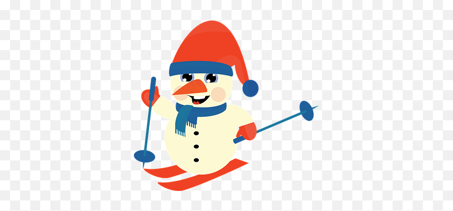 100 Free Snowman U0026 Winter Vectors - Pixabay Clipart Skiing Png Emoji,Snow Man Emoji