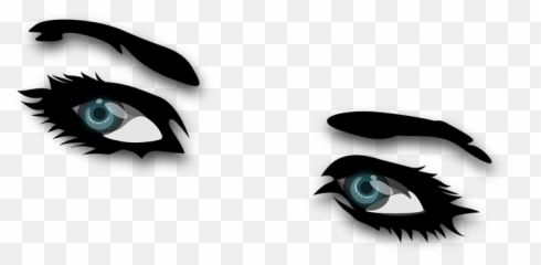 2 Free Eye Woman Illustrations - Great Gatsby Book Transparent Emoji